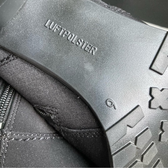 Ara Luftpolster Black GoreTex Rain Boots Women's Size 6 Waterproof Comfort - Picture 7 of 7